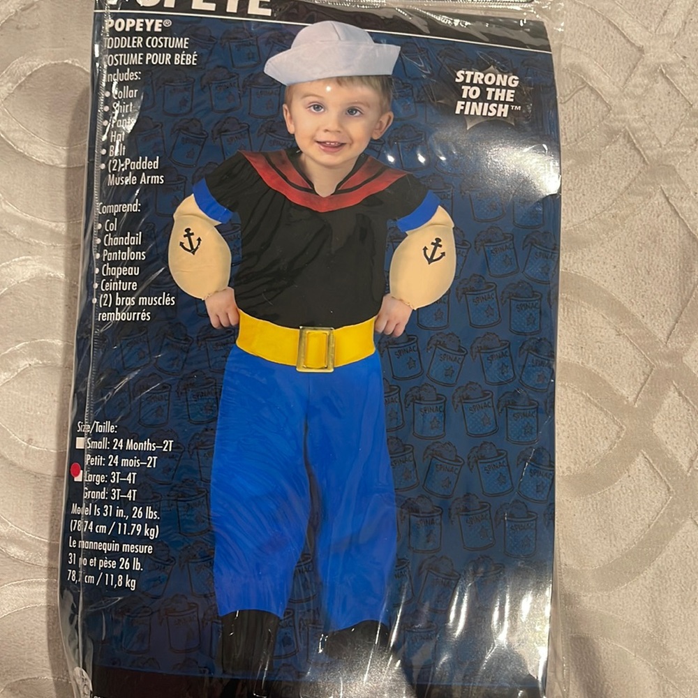 💪Popeye Toddler Costume 💪